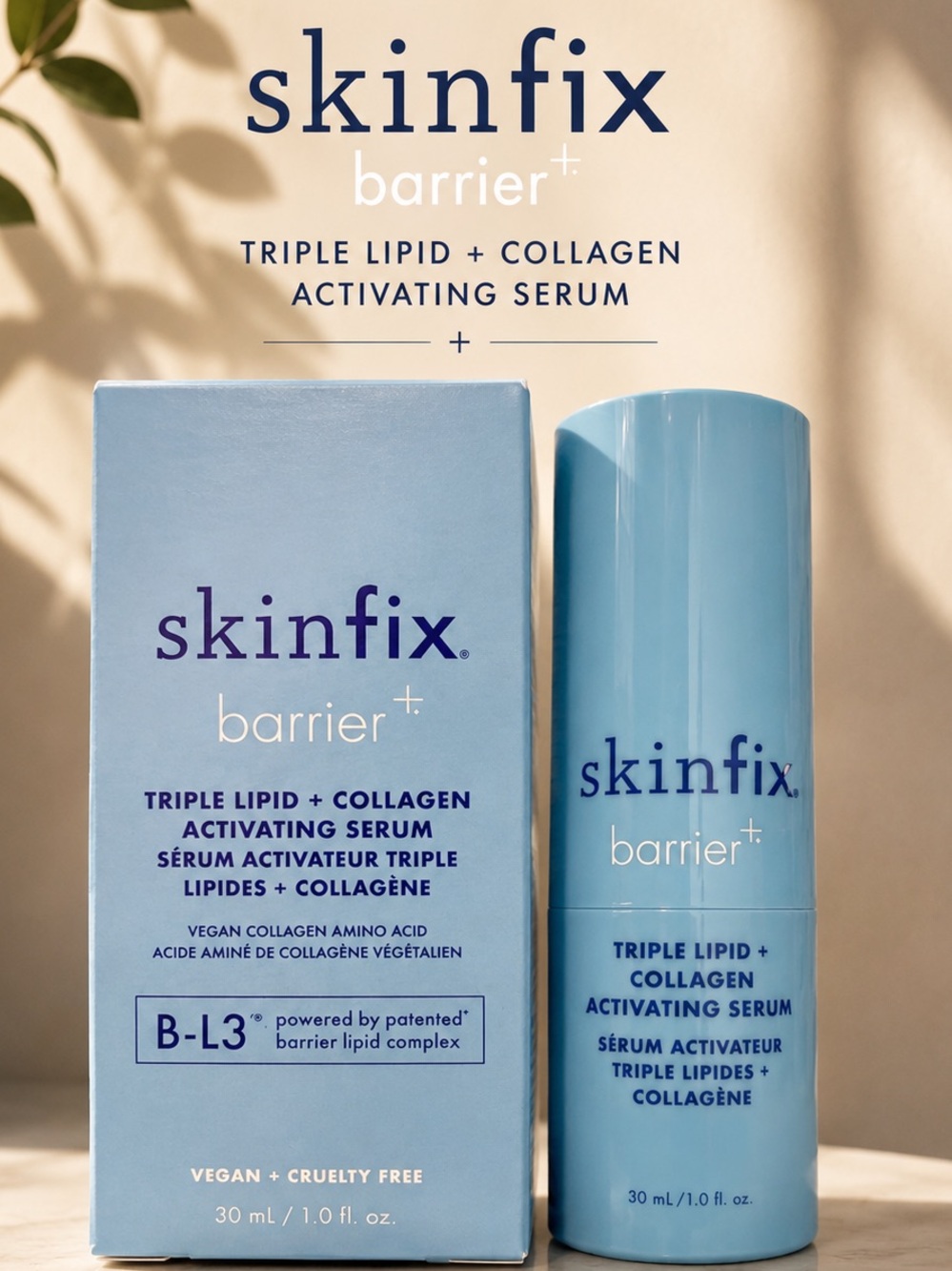 SKINFIX Barrier+ Triple Lipid + Collagen Activating Serum 30ml / 1.0 fl. Oz. NEW